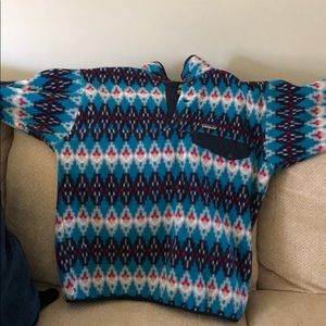 PATAGONIA BUTTON UP  vintage FLEECE